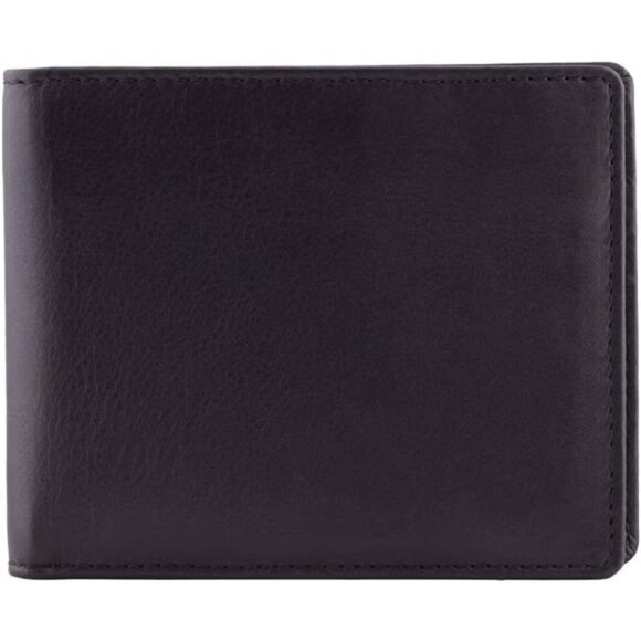 Mens Wallet Full Grain Genuine Leather Slim Minimalist Front Pocket Bifold Soft - Picture 1 of 7